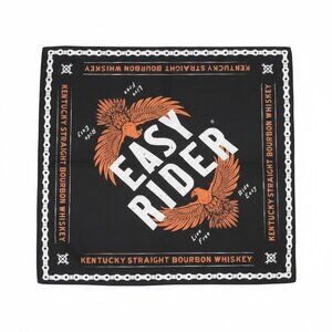 Easy Rider Black and Orange Bandana